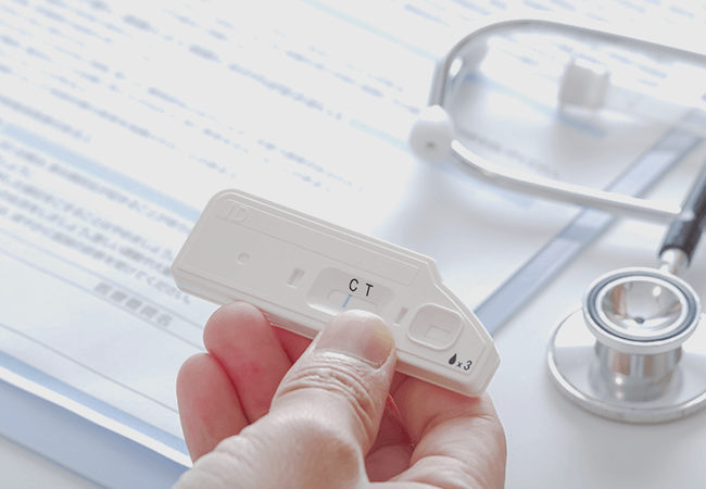 疾患の陽性判定の検査